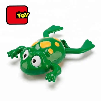 swimming frog bath toy