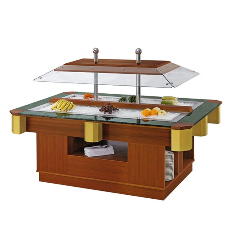 Hotel Buffet Restaurant 2-Channel Containers Salad Bar