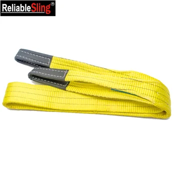 Polyester Green Heat Resistant 2 Ton Lifting Belt For Crane Hoist - Buy ...