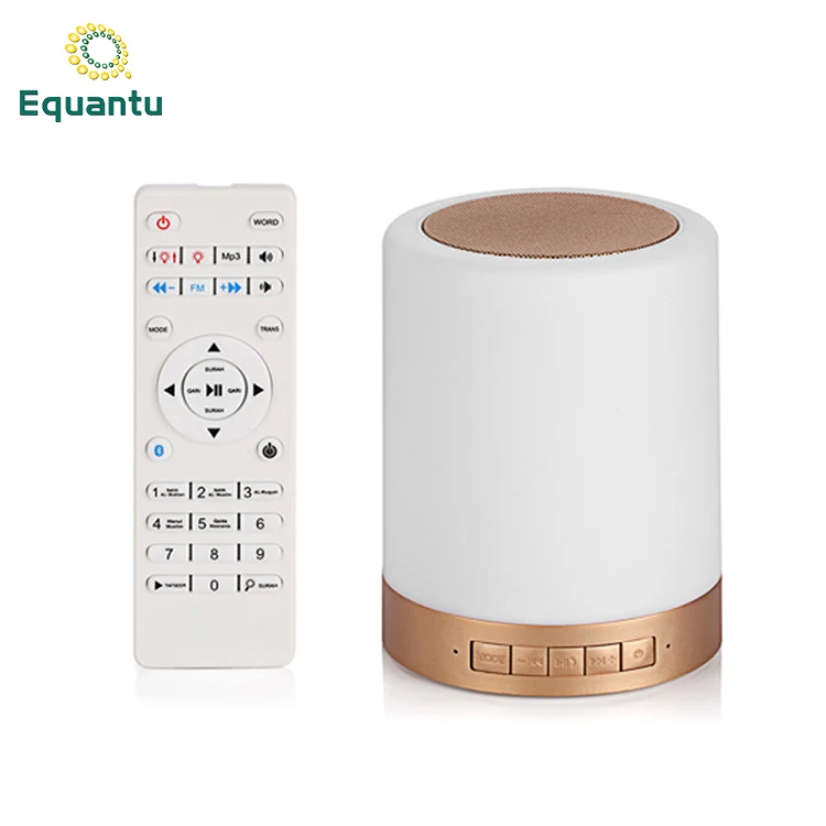 

Equantu rechargeable quran touch lamp speaker SQ112, Golden+white