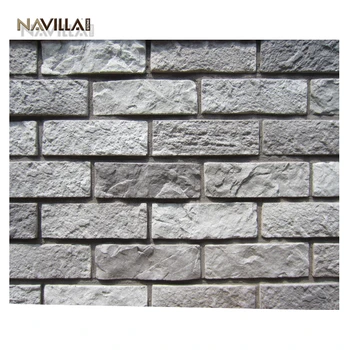 Manufactured Faux Exterior Grey Antique Wall Decorative Brick Veneer Manufactured Faux Exterior Grey Antique Wall Decorative Brick Veneer
