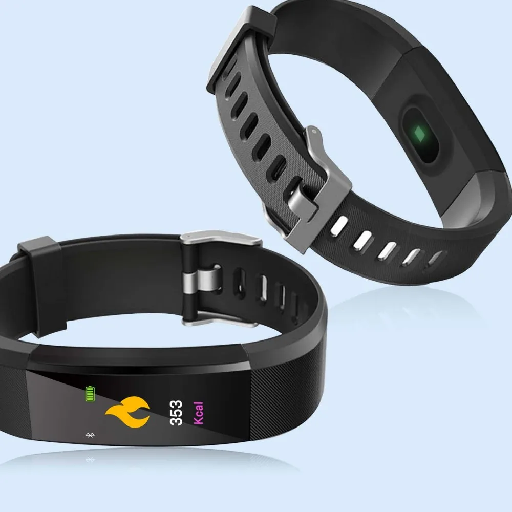 Oem Id115+ Smart Band Color Touchscreen Smart Bracelet Heart Rate Sport ...