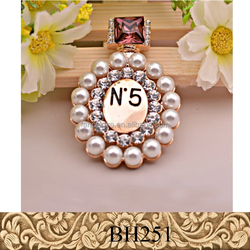 

Fancylove Jewelry perfume bottle brooch ladies pearls brooch high quality fashion jewelry, As pictures or as customer request