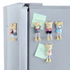 Creative 3D Cartoon Animal Cute Footsteps Hot Selling Resin Fridge Magnet Souvenir