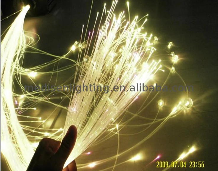 Make in China 5mm 100m/roll  side glow fiber optic lighting cable