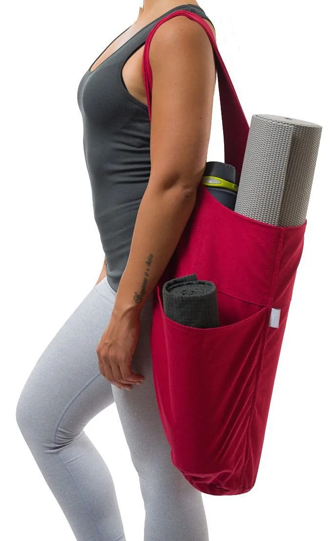 Yoga Mat Bag With Large Side Pocket And Zipper Pocket Buy Yoga Mat