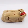 lovely custom design soft plush tissue box cover with little stuffed bear