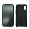 Luxury PU leather case for iPhone original cover for apple logo case, PC back leather phone case for iPhone X XR XS MAX