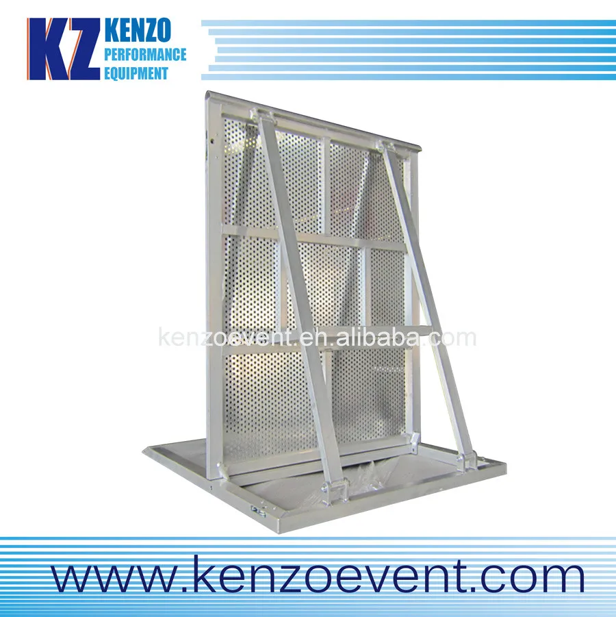 Aluminum safety folding barrier mojo barrier