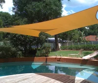 

vrigin garden beige color triangle sun shade sail,swimming shade cloth,shade fabric net carport