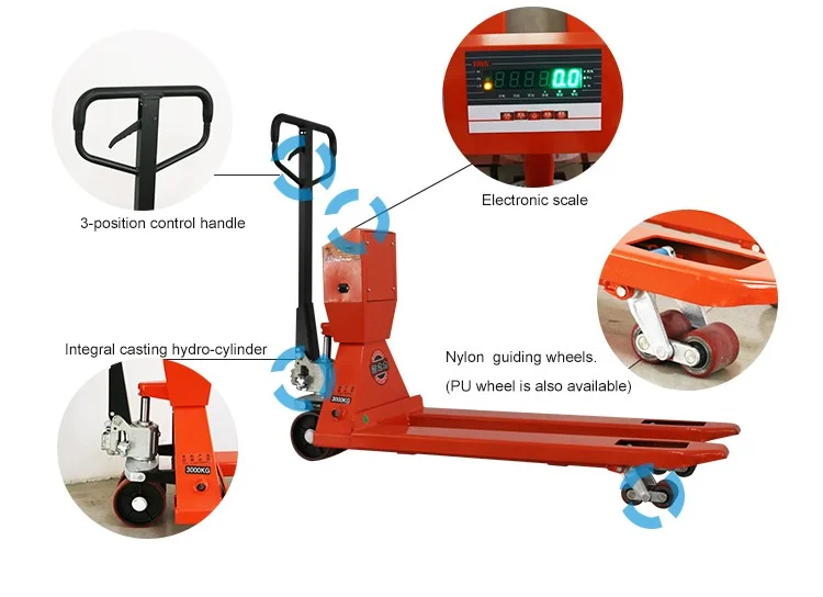 Hydraulic Hand Pallet Scale Manual Weighing Hand Pallet Truck Scales Buy Pallet Truck Scale