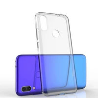 

HUYSHE For Xiaomi Redmi Note 7S Back Cover Silicone Case Crystal Clear Ultra Slim 1mm Transparent TPU Case For Redmi Note 7S