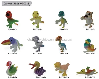 2 3 Lucu Burung Plastik Mainan Hewan Burung Kartun Buy Hewan