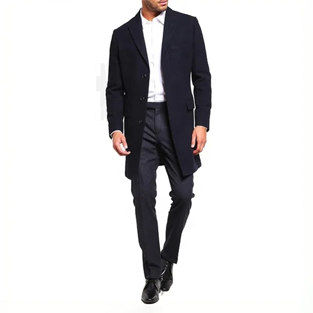 

Chinese Clothing Manufacturers Business Slim Fit Winter Overcoat