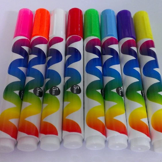 

Popart Top selling 5.0 MM Bistro Neon erasable glass marker