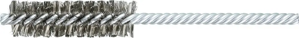 PFERD 83442 SpyraKleen Tube Brush, Double Stem/Spiral, .005", Stainless Steel Wire (INOX), 5/8" Diameter, 5/32" Stem, 2" Brush Part Length (Pack of 10)