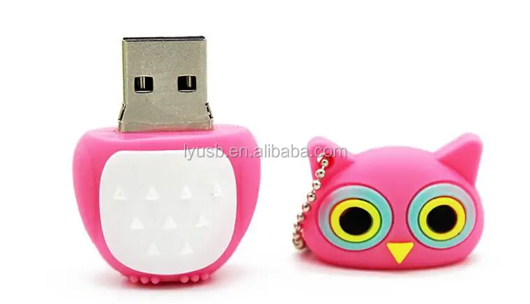 USBN Cute Cartoon usb thumbdrive Full capacity usb2.0 pendrive owl usb flash drive - ANKUX.COM