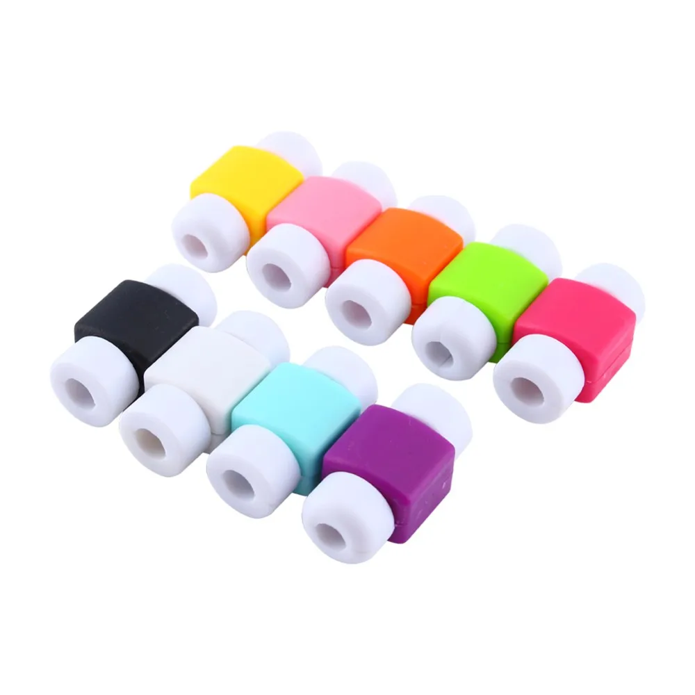 

Free shipping Colorful Cable Protective USB Charger Cable Saver Protector Cord Saver Cover for Apple for iPhone6/6s/6s Plus