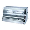 Curved Glass and Square Portable Food Warmer Display Showcase Manufacturer