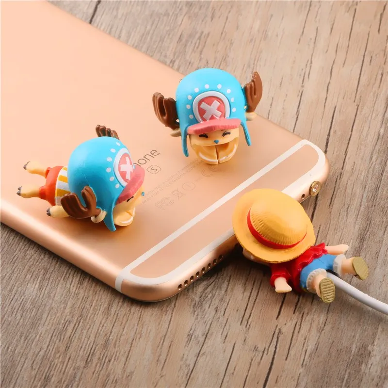 Three-dimensional cartoon Phone accessories promotion gift Cable Animal Bite for Phone USB Cable protecter