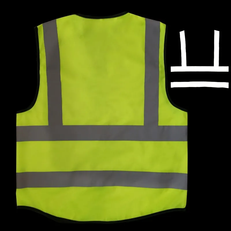 Wholesale Polyester Custom Safety Reflex Reflector Vest With Free