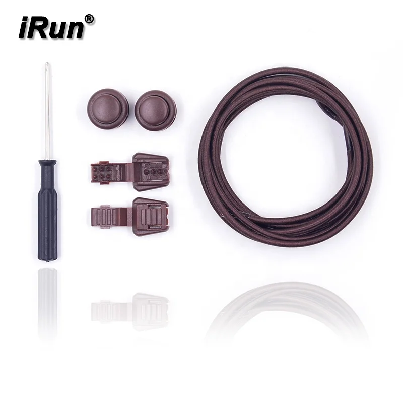 

iRun Flat Head Screwdriver unlock and reinstall the lock laces with elastic shoelaces cord clips no tie shoelaces