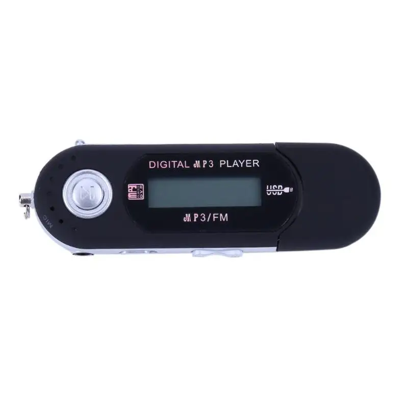 

Free Shipping Portable Mini MP3 LCD Display Digital USB Stick Music MP3 Player Support TF Max 32G FM Radio Support AAA Battery