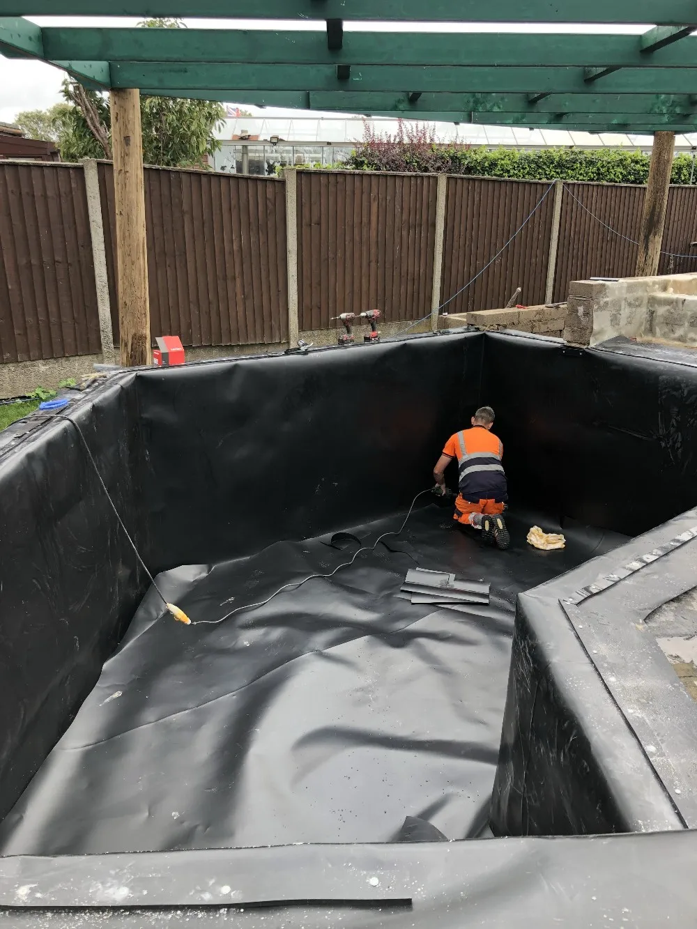 Large Plastic Fish Ponds Hdpe Geomembrane Pond Liner Buy Pond Liner