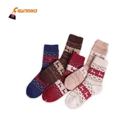 

Ethnic Style Cute Women Cotton Compression Christmas Socks