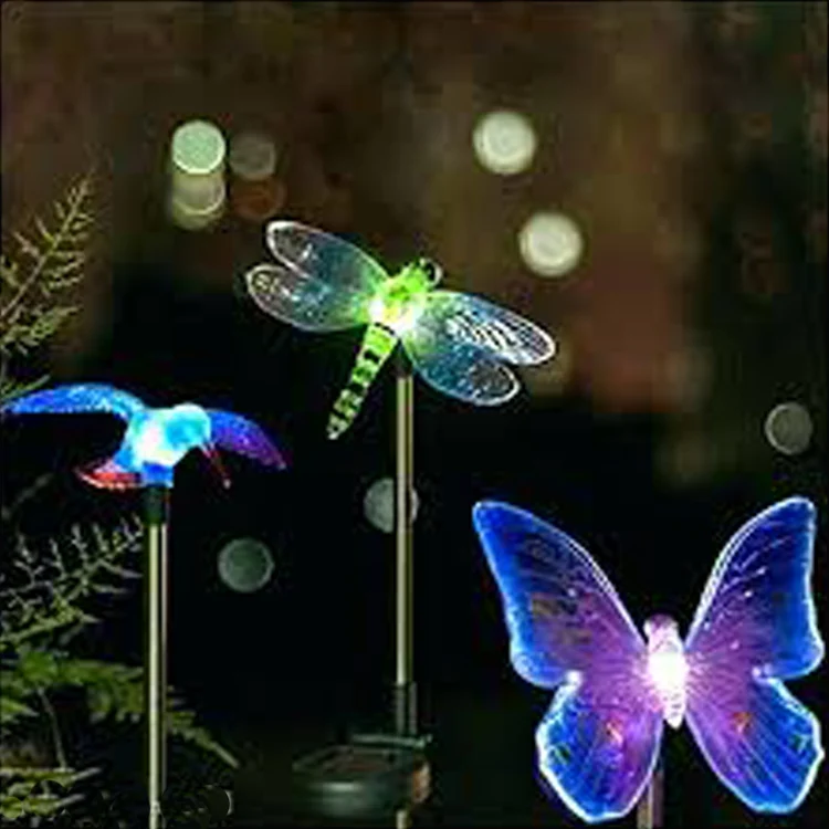 1  Box of Bright White Led Solar String Dragonfly Lights Waterproof Outdoor