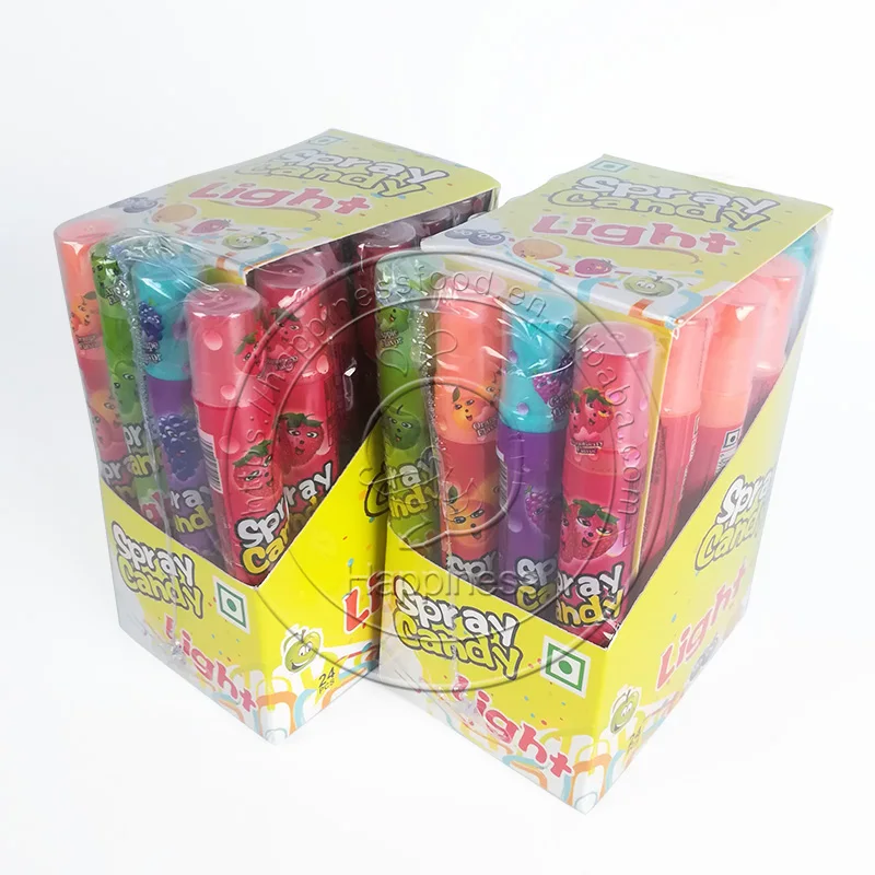 Sweet Liquid Fruit Fruity Colorful Light Spray Candy Buy Light Spray
