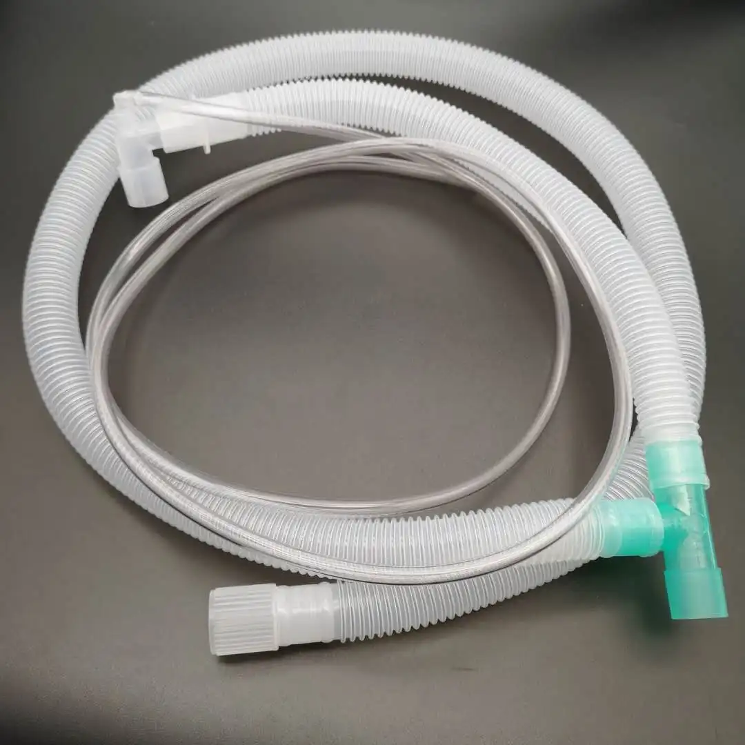 一次性麻醉呼吸回路可扩展波纹平滑呼吸回路