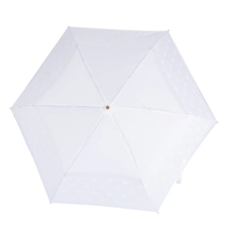 Wholesale Top Selling White Lace Wedding 3 Folding Umbrella Buy