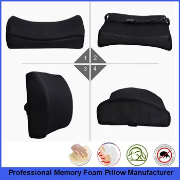 Therapeutic Grade Memory Foam Lumbar Support Cushion For Lower Back Therapeutic Grade Memory Foam Lumbar Support Cushion For Lower Back Pain Driving Seat