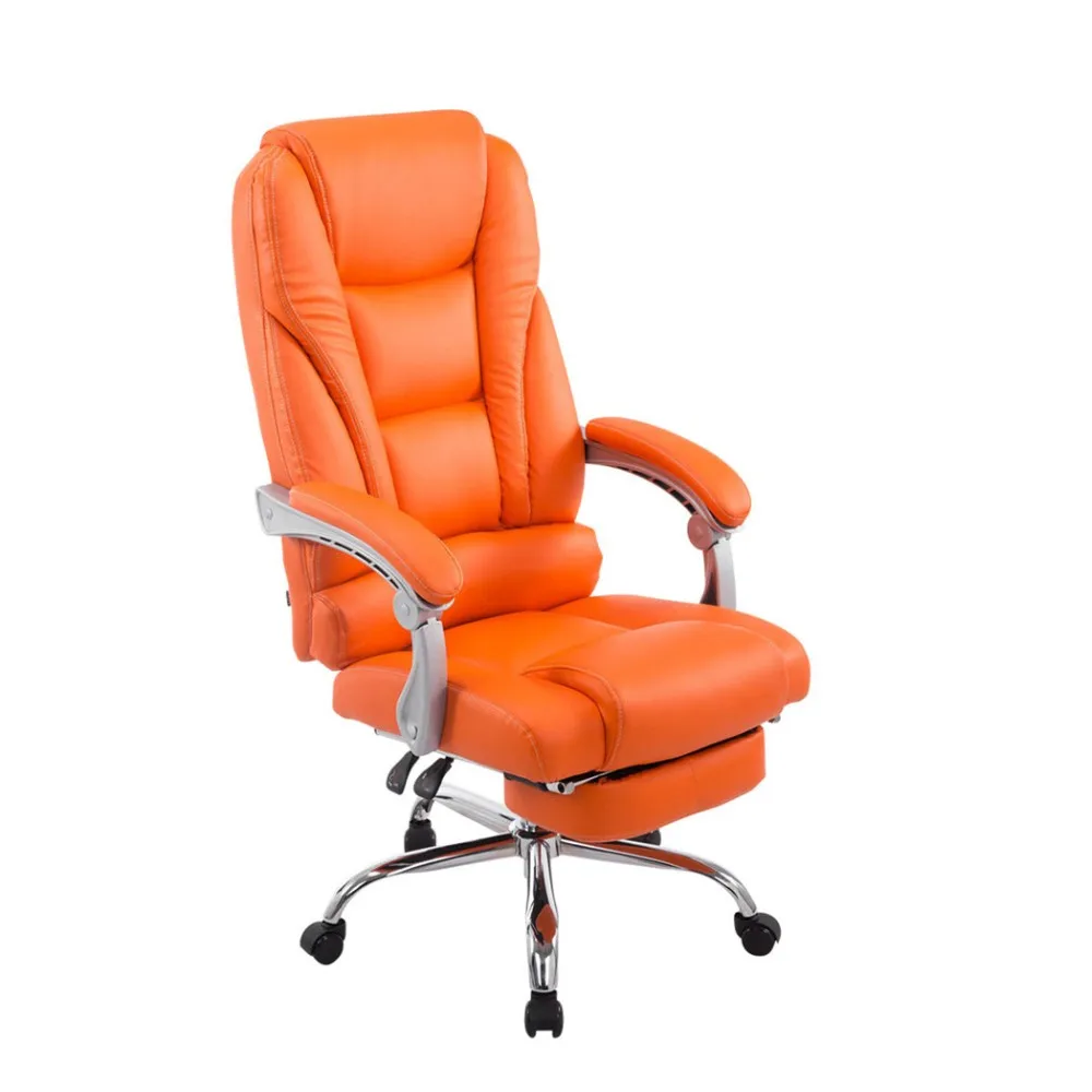 Pu Leather 180 Degree Adjustable Reclining Office Chair Comfortable