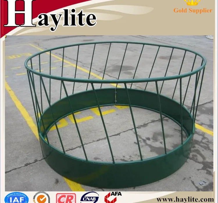 Steel Round Hay Slow Bale Feeder For Cattle And Horse Buy Hay Feeder