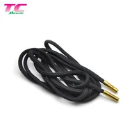 

Classic Black Solid Round Rope Polyester Hoodie Drawstring With Custom Metal Tips