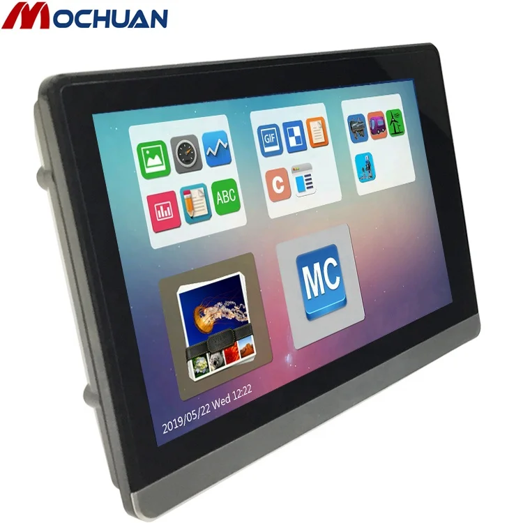 

home automation waterproof modbus programmable plc hmi touch panel ip65