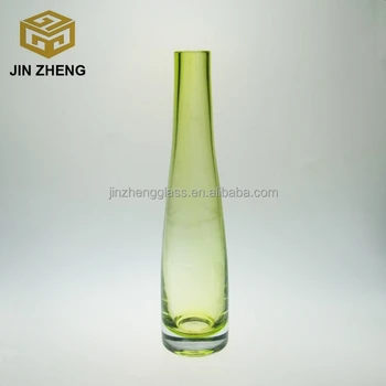 Wholesale Round Glass Vase Centerpiece Small Mouth Colorful Glass