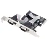 WCH382L Chipset Parallel and Dual Serial Port to PCI-E PCI Express Adapter Card Converter for Desktop PC Computer