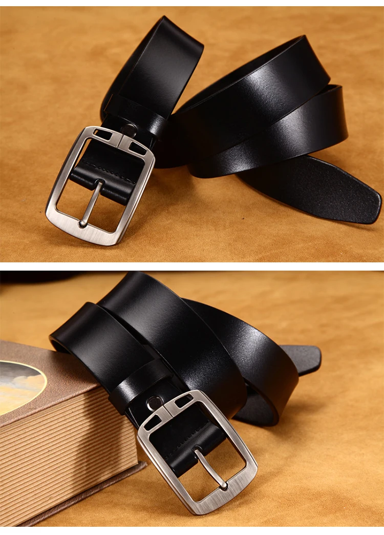 High Quality Casual Man Alloy Pin Buckle Belts New Style Popular Men Genuine Split Cow Leather Belt Buy आकस म क ब ल ट बकस आ ब ल ट ग य क चमड क ब ल ट Product On Alibaba Com