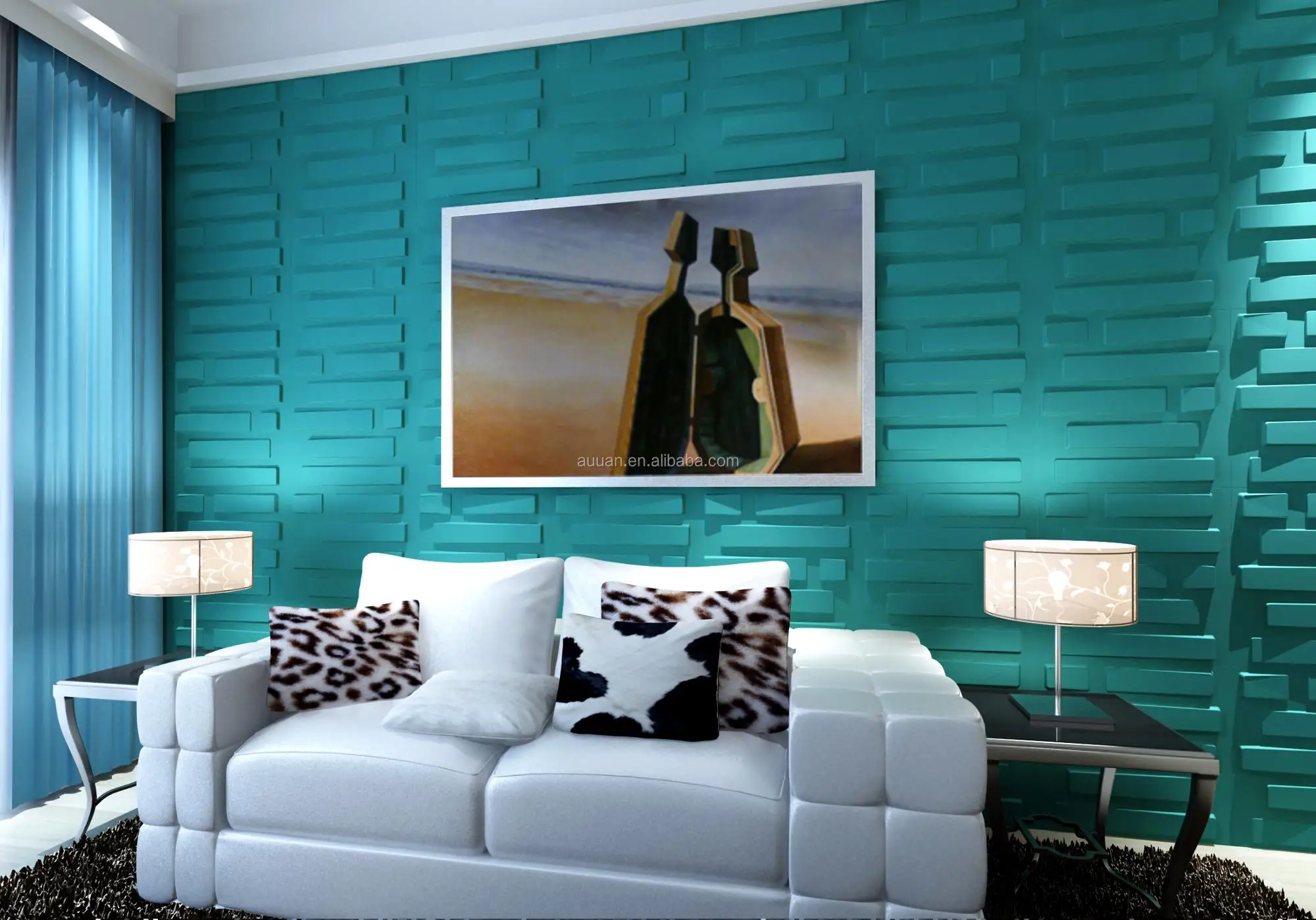 Gold Supplier Ecofriendly Waterproof Wall Covering Panels Interior Pvc