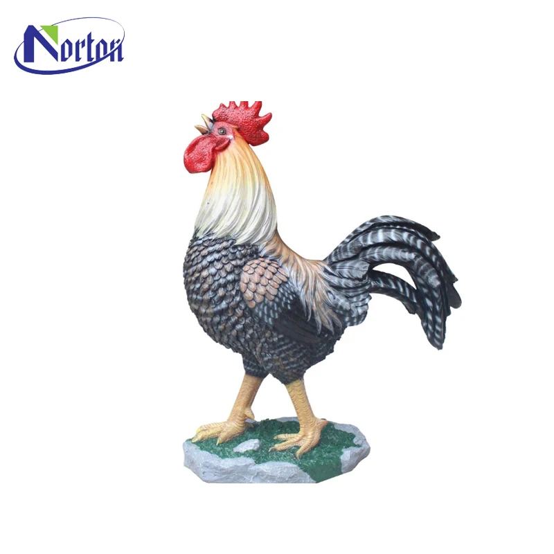 Large Fiberglass Chicken And Rooster Statue Ntfs197d Buy Fiberglass