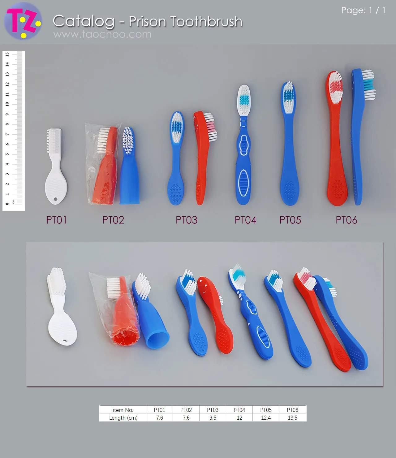 Short Handle Prisoner Toothbrush With Soft Rubber Handle,Safe Jail