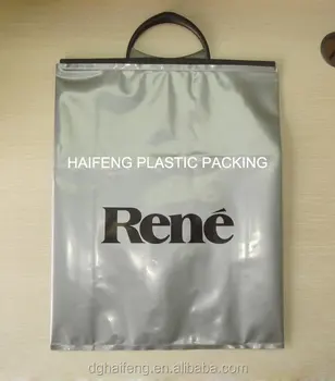 plastic tote bag with handle