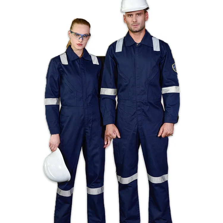 

100% Fireproof Materials Fire Resistance FR Safety Protective Coverall, Royal blue, orange, red, customized