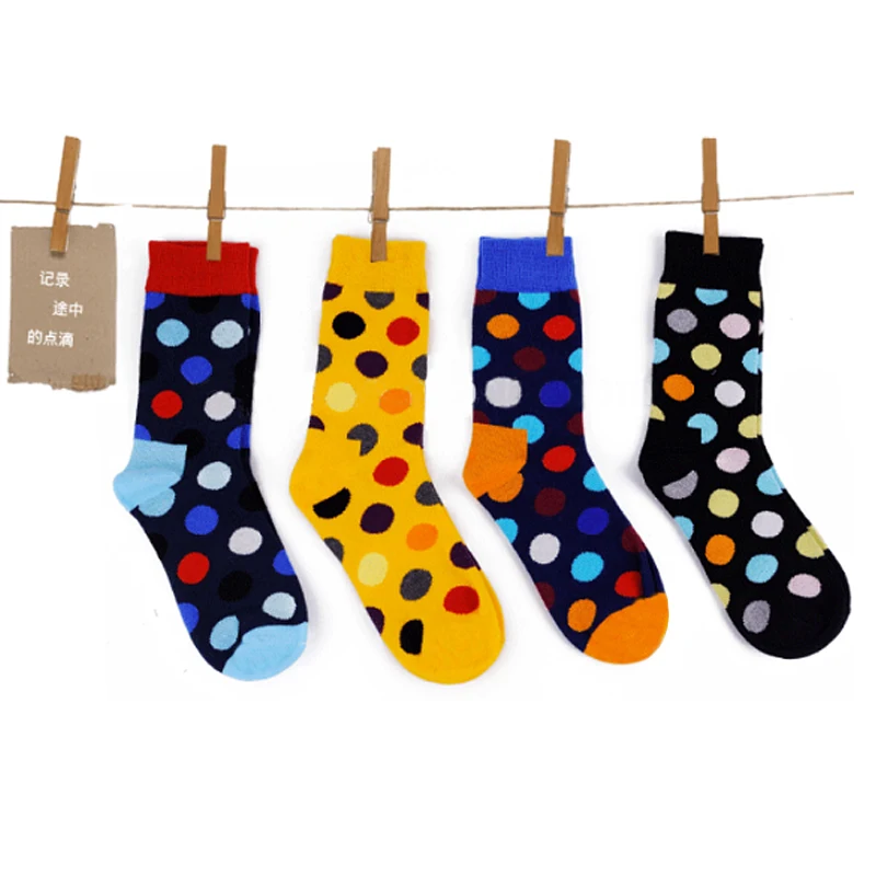

Wholesale fashion casual funny colorful men socks winter comfortable tube sock women Custom mens cotton socks 2020 new