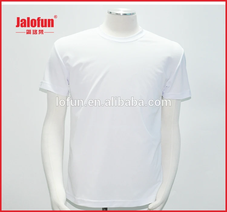 polyester t shirts white