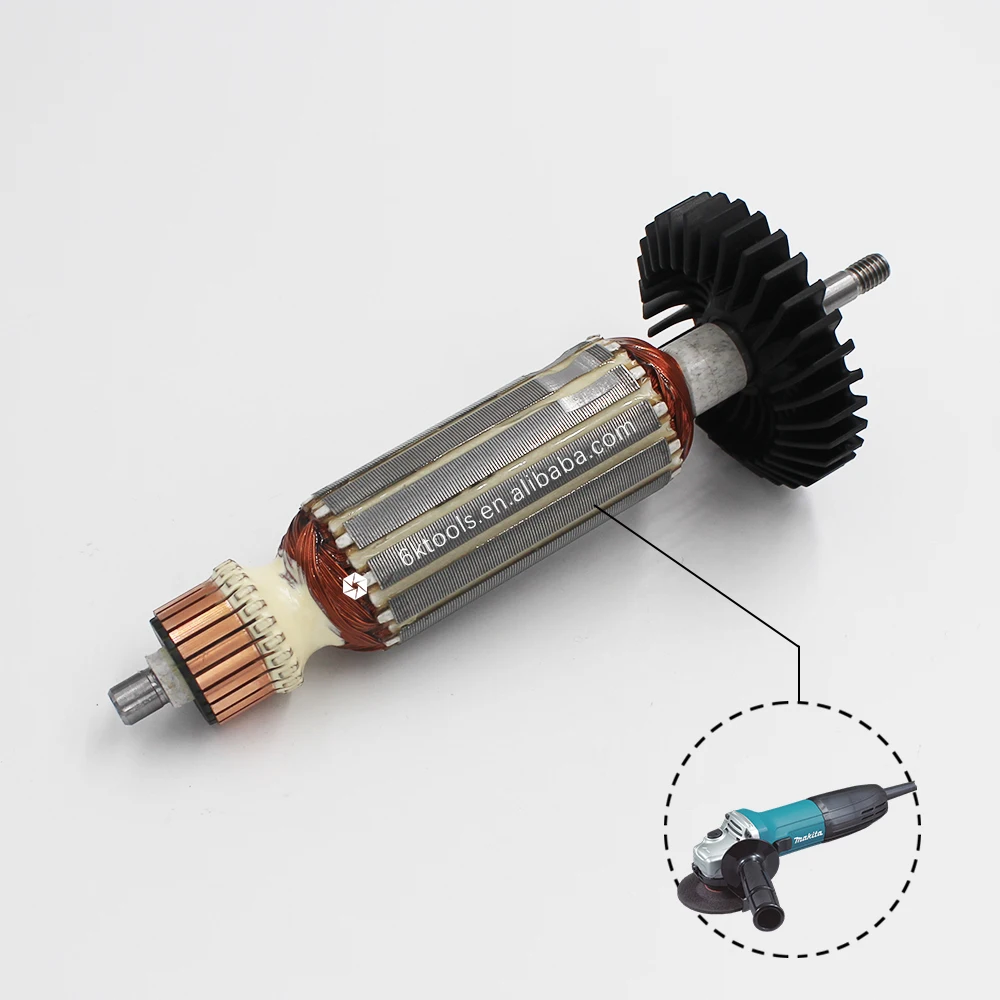 
Armature Makita GA4030 / GA4031 / GA4034 / GA4530 / GA4534 / GA5030 / GA5034 / PJ7000 