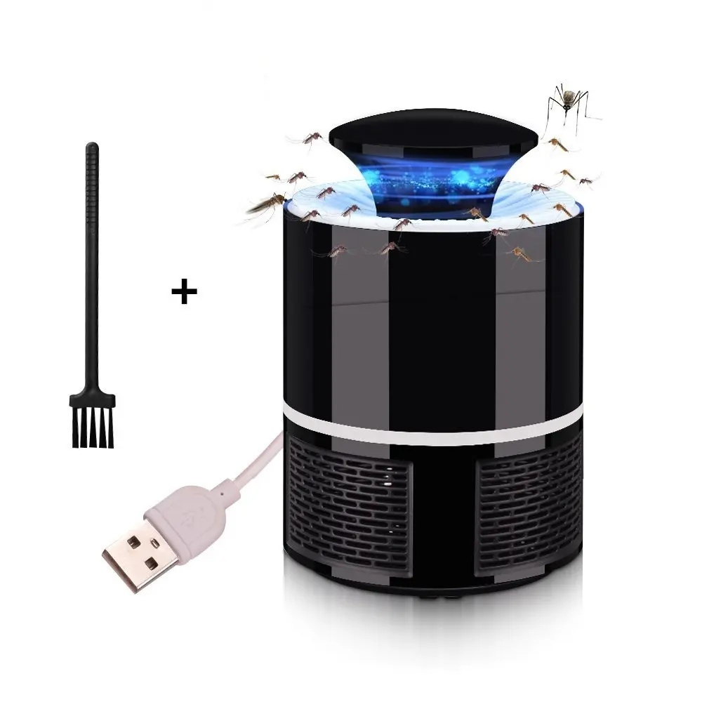LED Bug Zapper Lamp Electronic Mosquito Killer Indoor Mosquito Trap Inhaled Mosquito Killer Flying Killer USB Charger